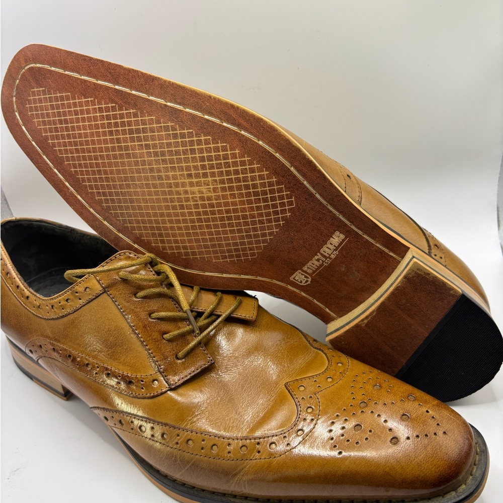 Stacy Adams Men's Tinsley Wingtip Oxfords Size 11.5